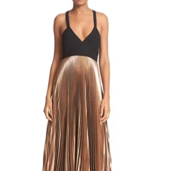 alc brown dress A.L.C